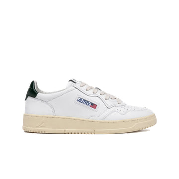Autry | Medalist LL47 Sneakers Low In Pelle Bianca e Mountain