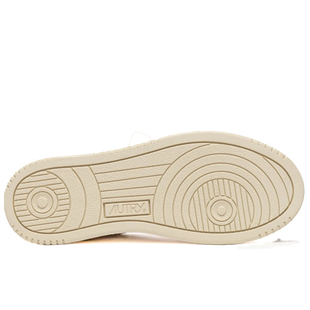 Autry | GS34 Sneakers Medalist In Pelle e Suede Colore Bianco e Cigar