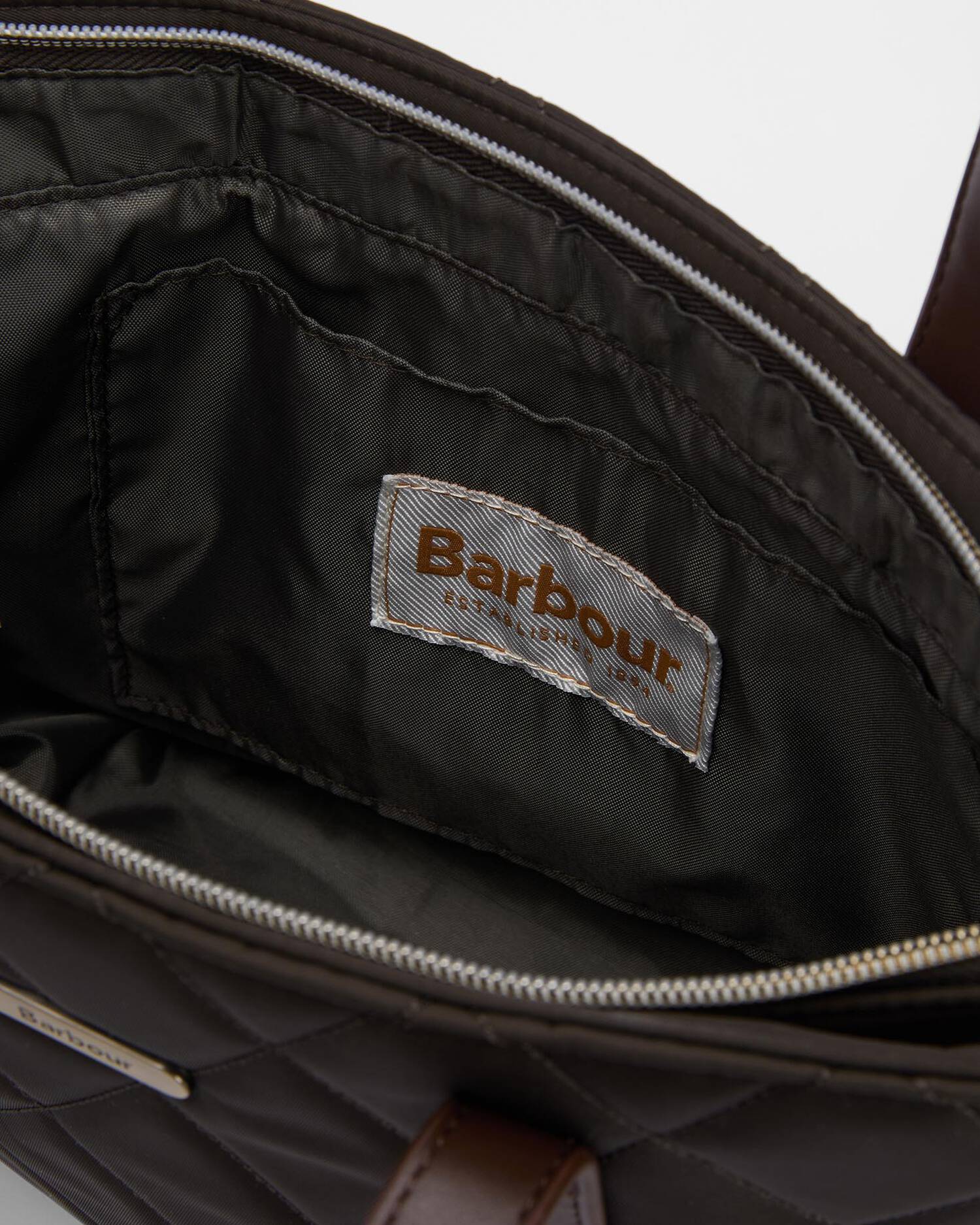 Barbour | Borsa Tote Trapuntata Mini Verde