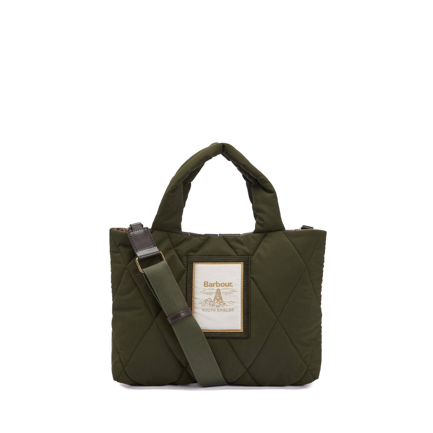 Barbour | Borsa Tote Mariah Trapuntata Mini Verde