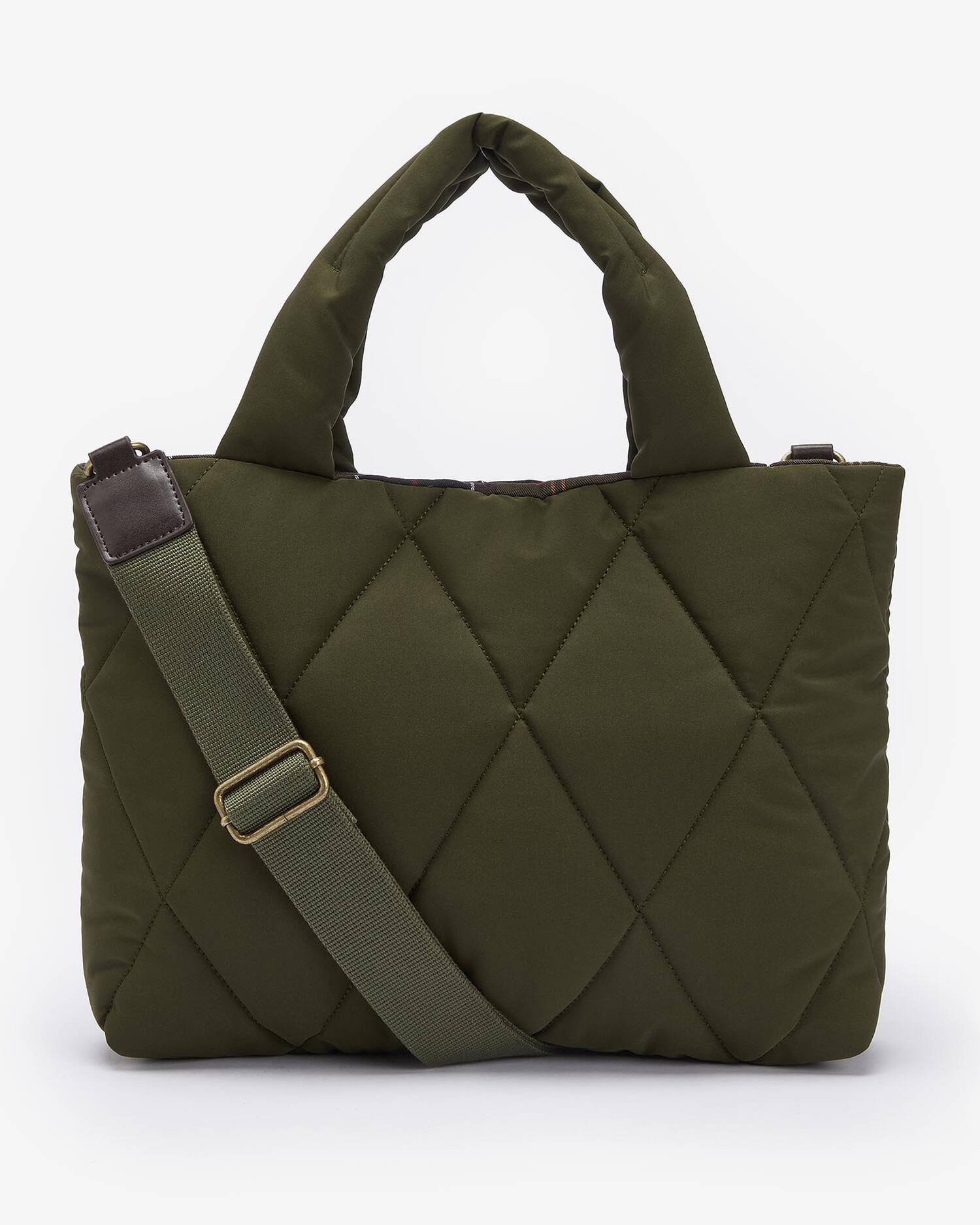 Barbour | Borsa Tote Mariah Trapuntata Mini Verde
