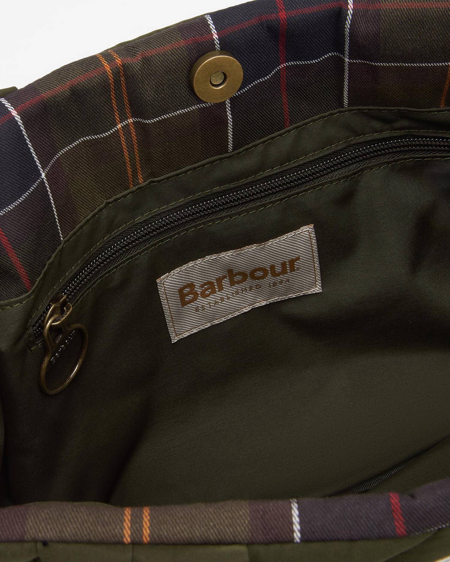 Barbour | Borsa Tote Mariah Trapuntata Mini Verde