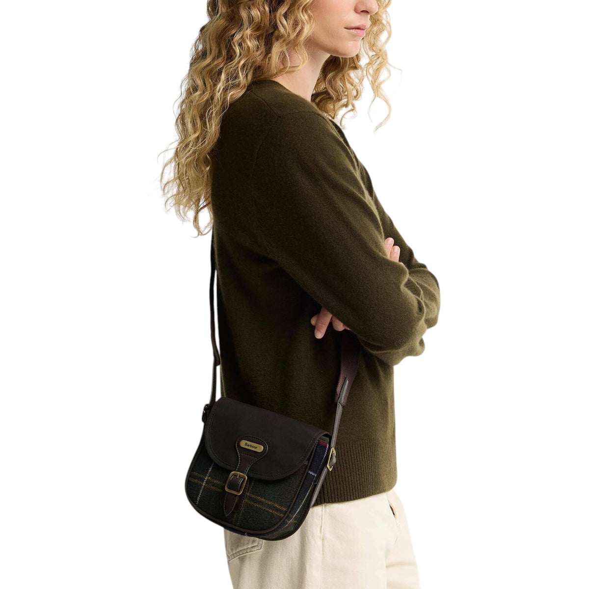 Barbour | Mini Borsa a Tracolla in Tartan Barbour Whitley – Classic Tartan
