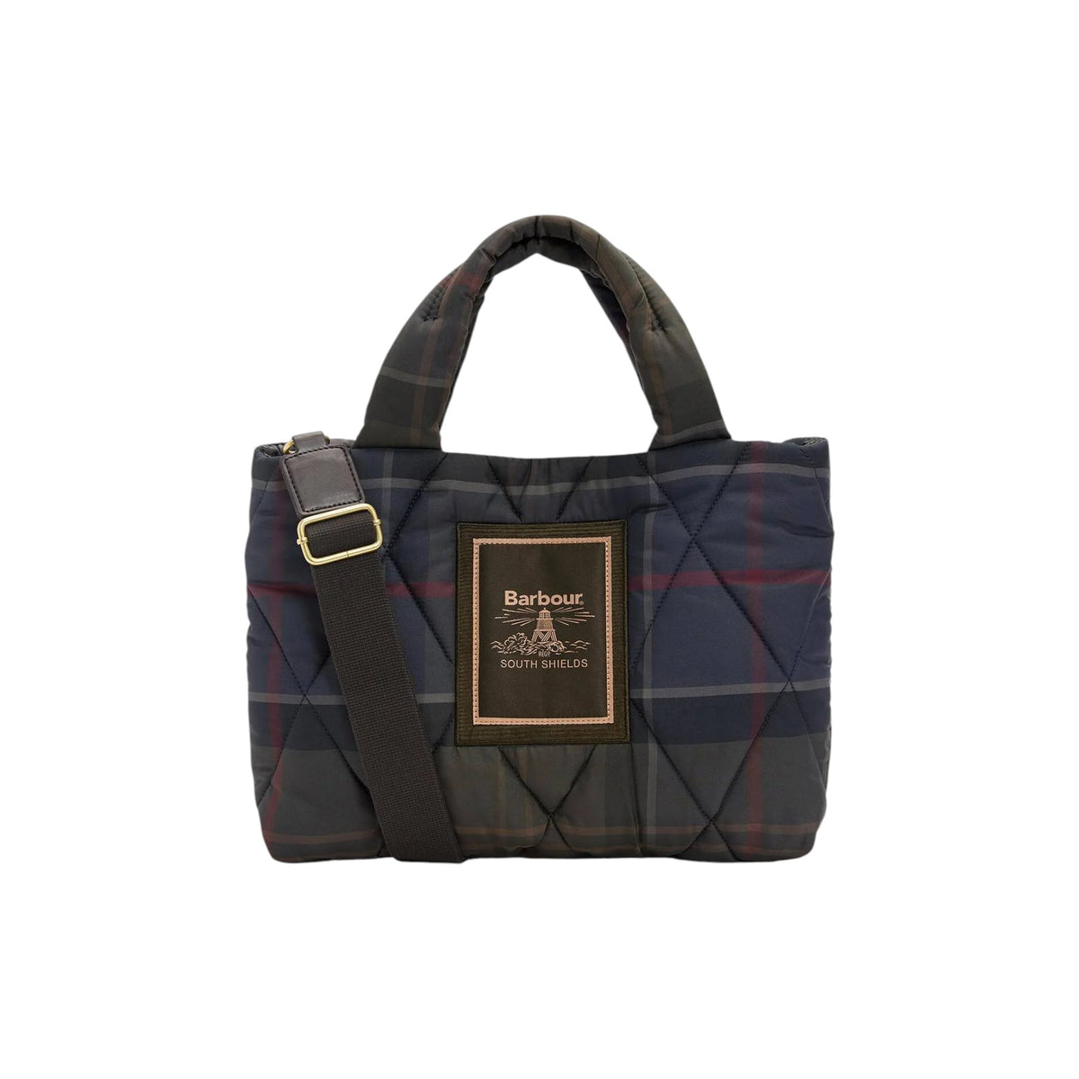 Barbour | Mini Borsa Tote Trapuntata in Tartan Barbour Arlene – Classic Tartan