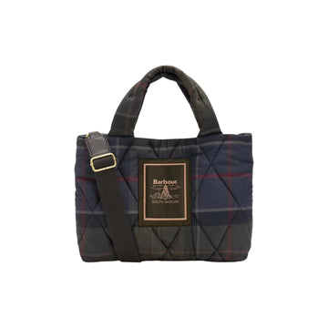 Barbour | Mini Borsa Tote Trapuntata in Tartan Barbour Arlene – Classic Tartan