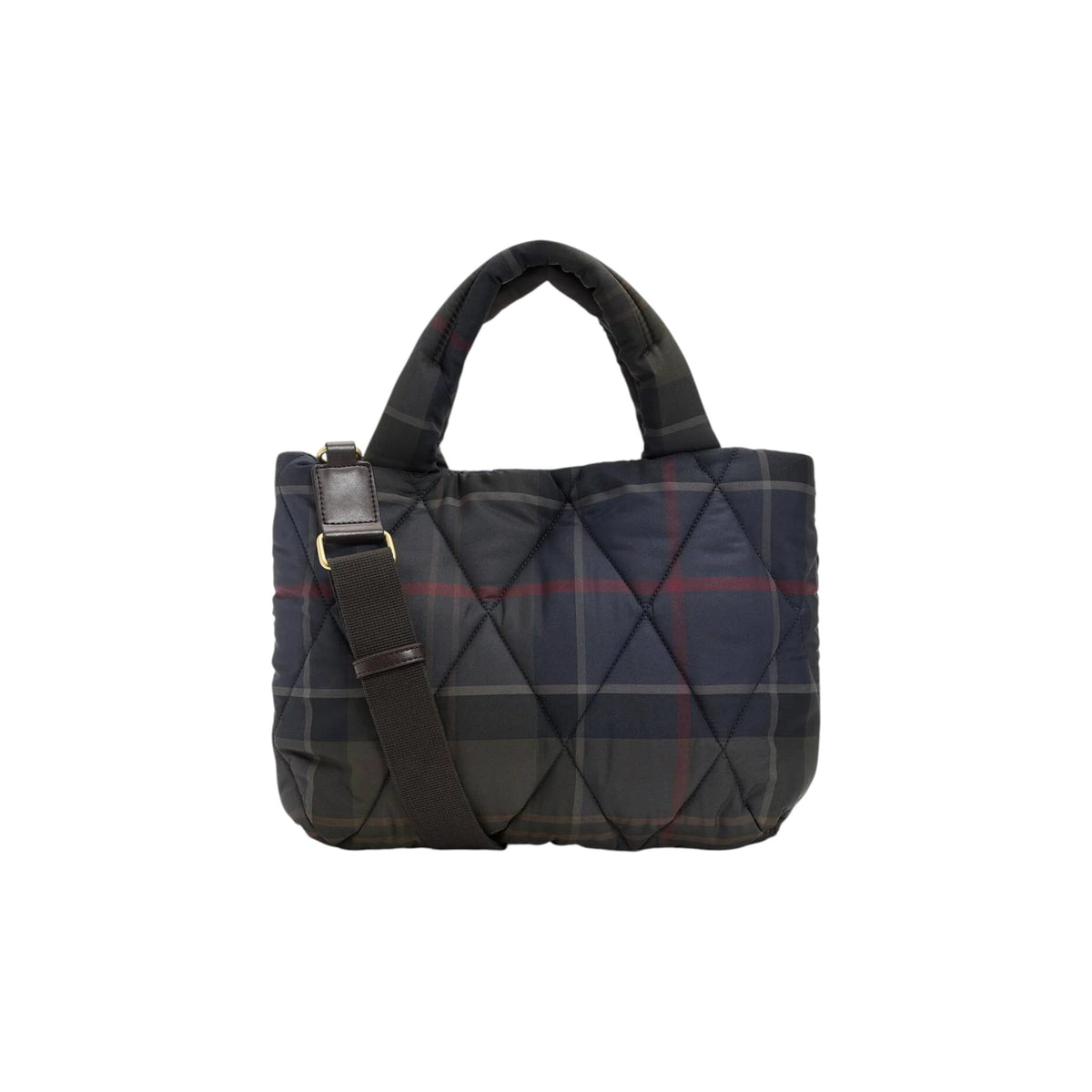 Barbour | Mini Borsa Tote Trapuntata in Tartan Barbour Arlene – Classic Tartan