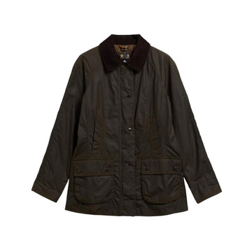 Barbour | Giacca Cerata Donna Beadnell Verde Oliva