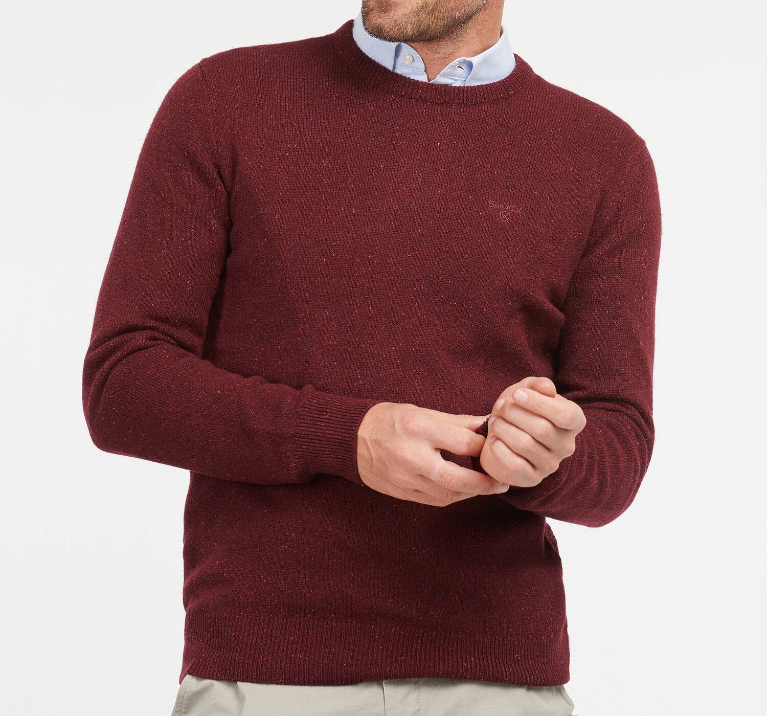 Barbour | Maglia Giro Tisbury  MKN0844 RE56 Ruby