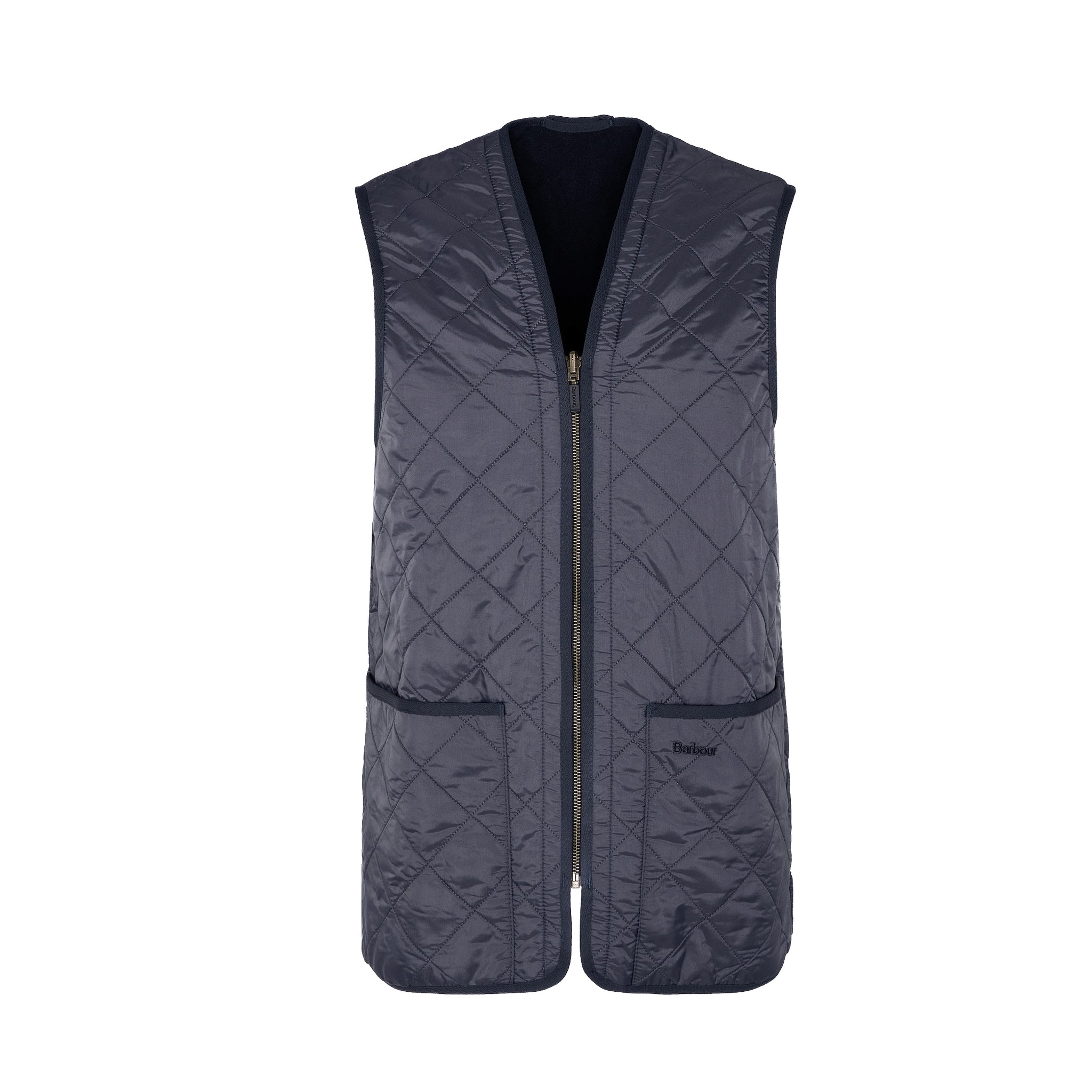 Barbour | Gilet Fodera In Pile Blu Navy Polarquilt