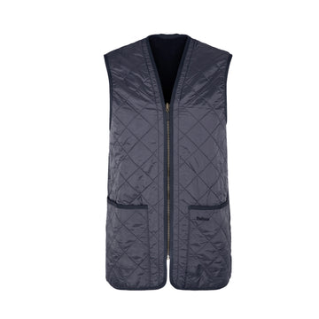 Barbour | Gilet Fodera In Pile Blu Navy Polarquilt