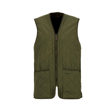 Barbour | Gilet Fodera In Pile Verde Polarquilt
