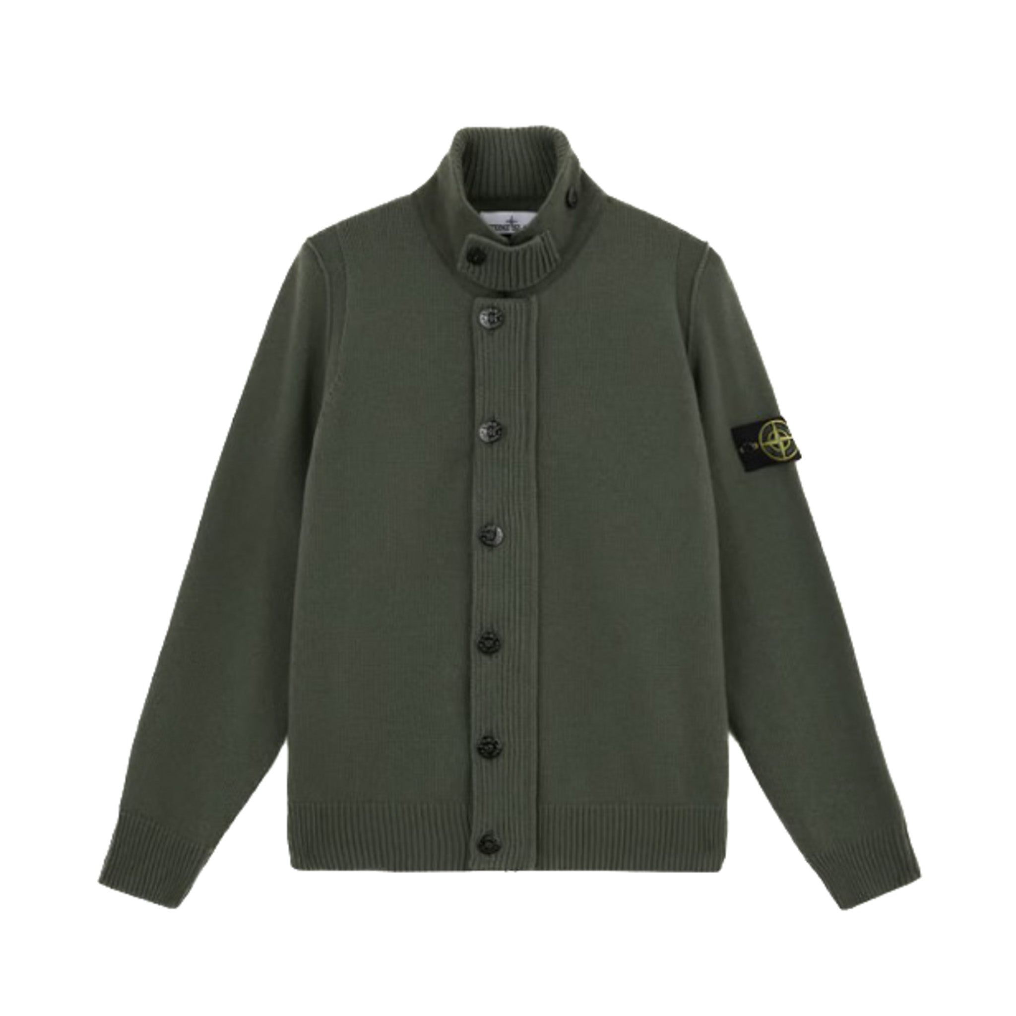 Stone Island | Cardigan Full zip con bottoni 547A3