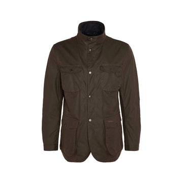 Barbour | Giacca Ogston In Cotone Cerato RU71 Marrone Rustic