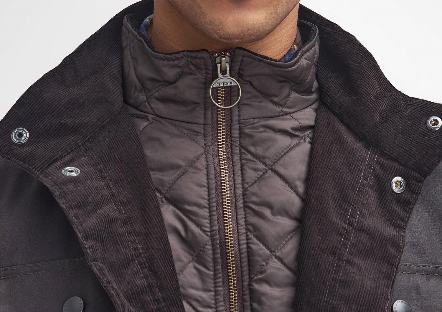 Barbour | Giacca Ogston In Cotone Cerato RU71 Marrone Rustic