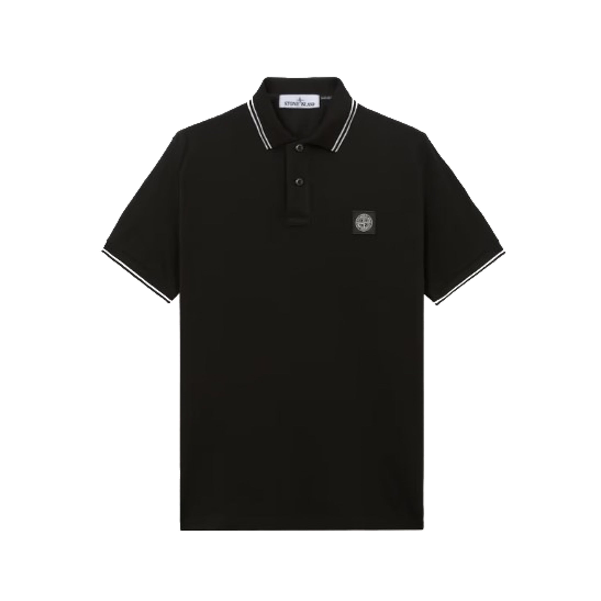 Stone Island | Polo con vestibilità slim nera 22002SC