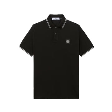 Stone Island | Polo con vestibilità slim nera 22002SC