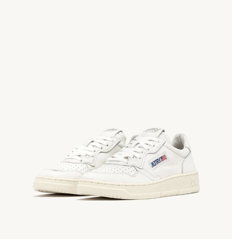 Autry | GG04 Medalist Low in Pelle di Capra Bianco