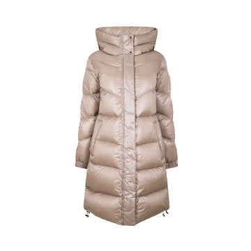 Woolrich | Pimino in Nylon Aliquippa Long Puffer U0926 7125 LightTaupe