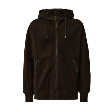 C.P. Company | Felpa 05086A Diagonal Raised Fleece Goggle Nero