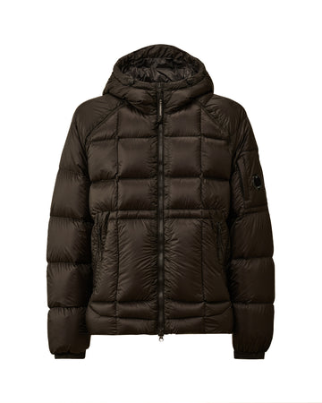 C.P. Company | OW702A Piumino D.D. Shell Hooded Down Puffer Jacket Con Cappuccio Nero
