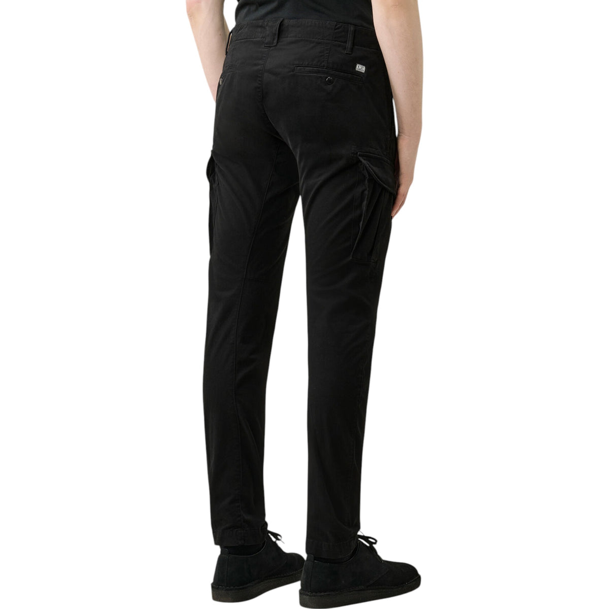 C.P. Company | Pantalone Cargo Stretch Sateen Nero