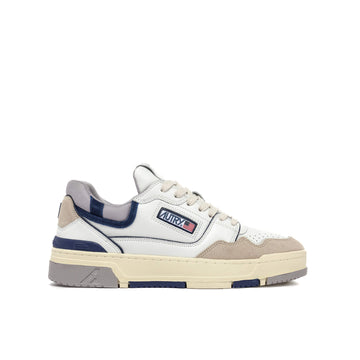 Autry | CLC suede bianca blu e grigia suede MM38