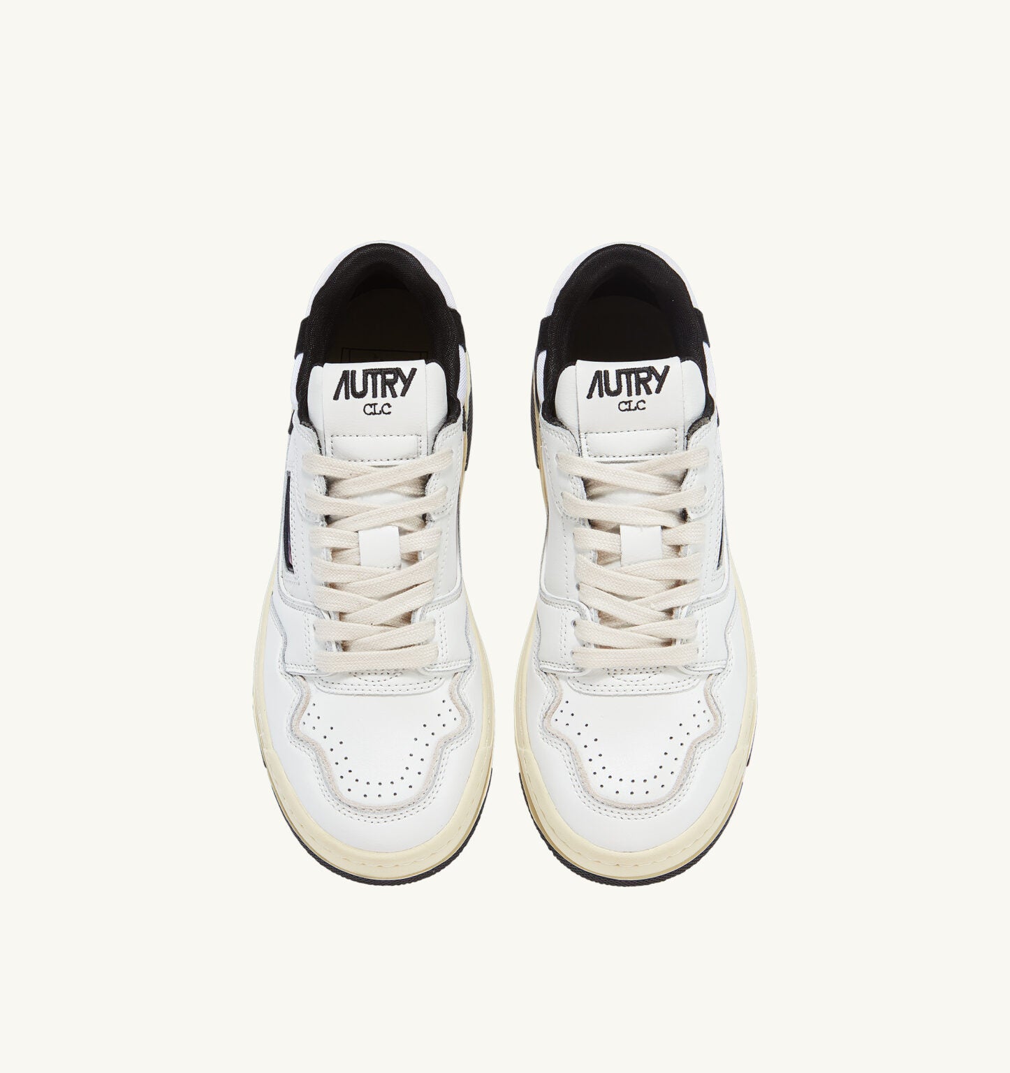 Autry | CLC suede bianca e nera MM04