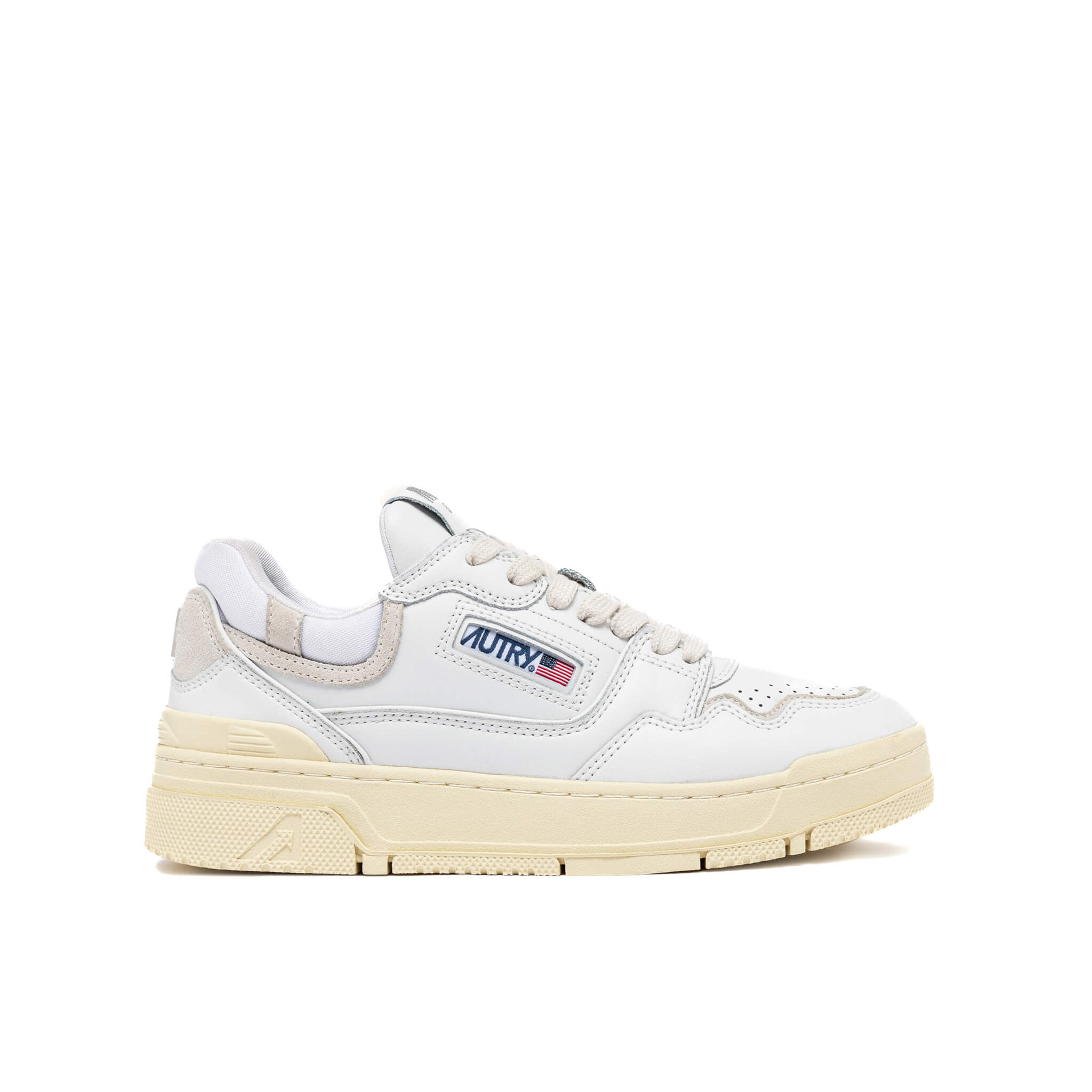 Autry | CLC suede bianca MM41