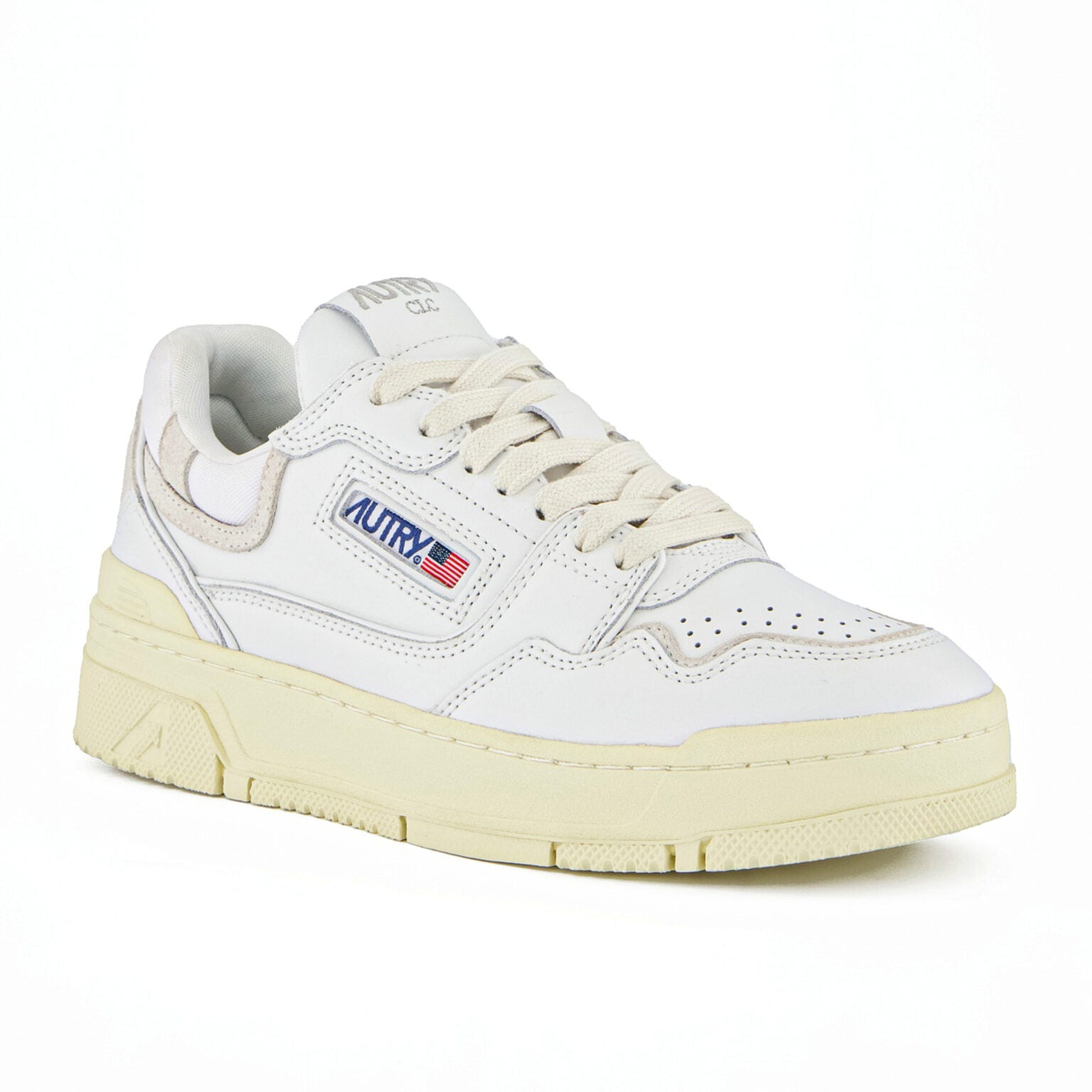 Autry | CLC suede bianca MM41