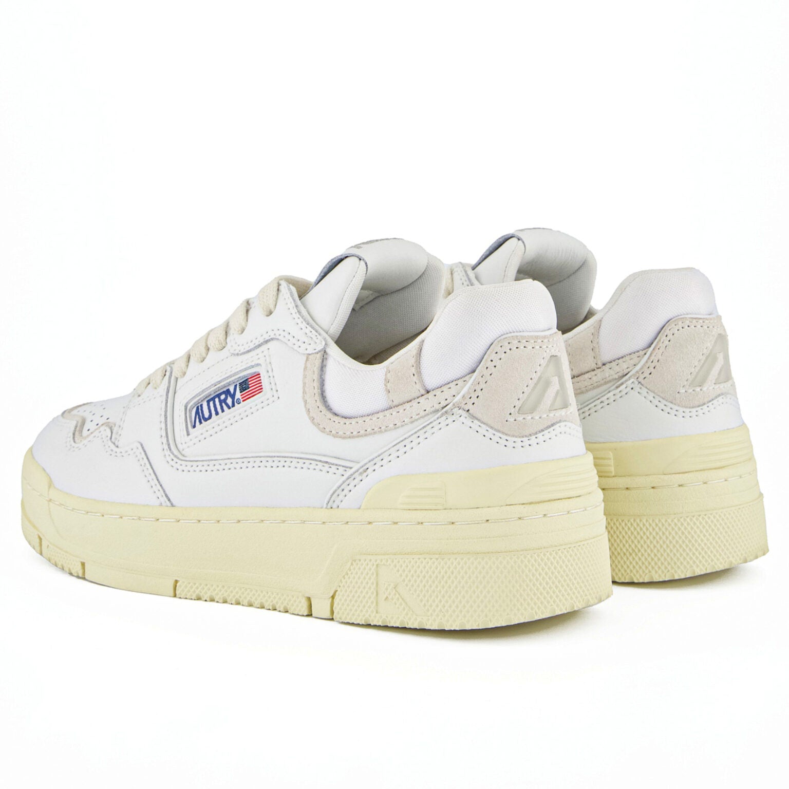 Autry | CLC suede bianca MM41