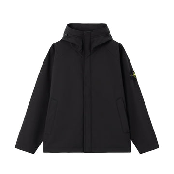 Stone Island | Q100010 Soft Shell-R_e.dye Technology Recycled Polyester Nero