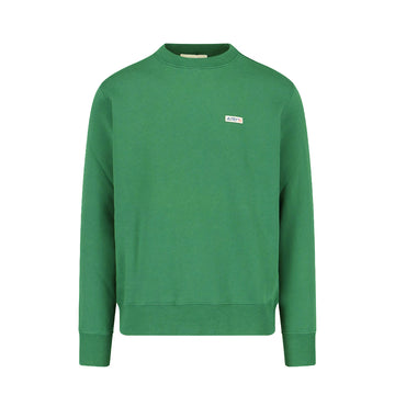 Autry | Felpa Girocollo Hoodie Con Pile Interno Verde
