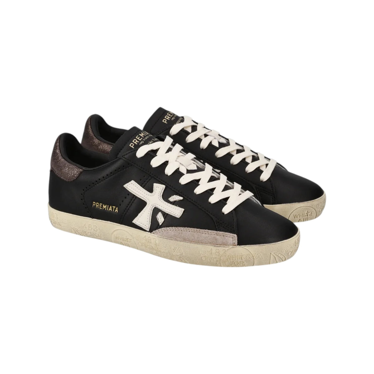 Premiata | Stevened 7603 Scarpa in pelle nera
