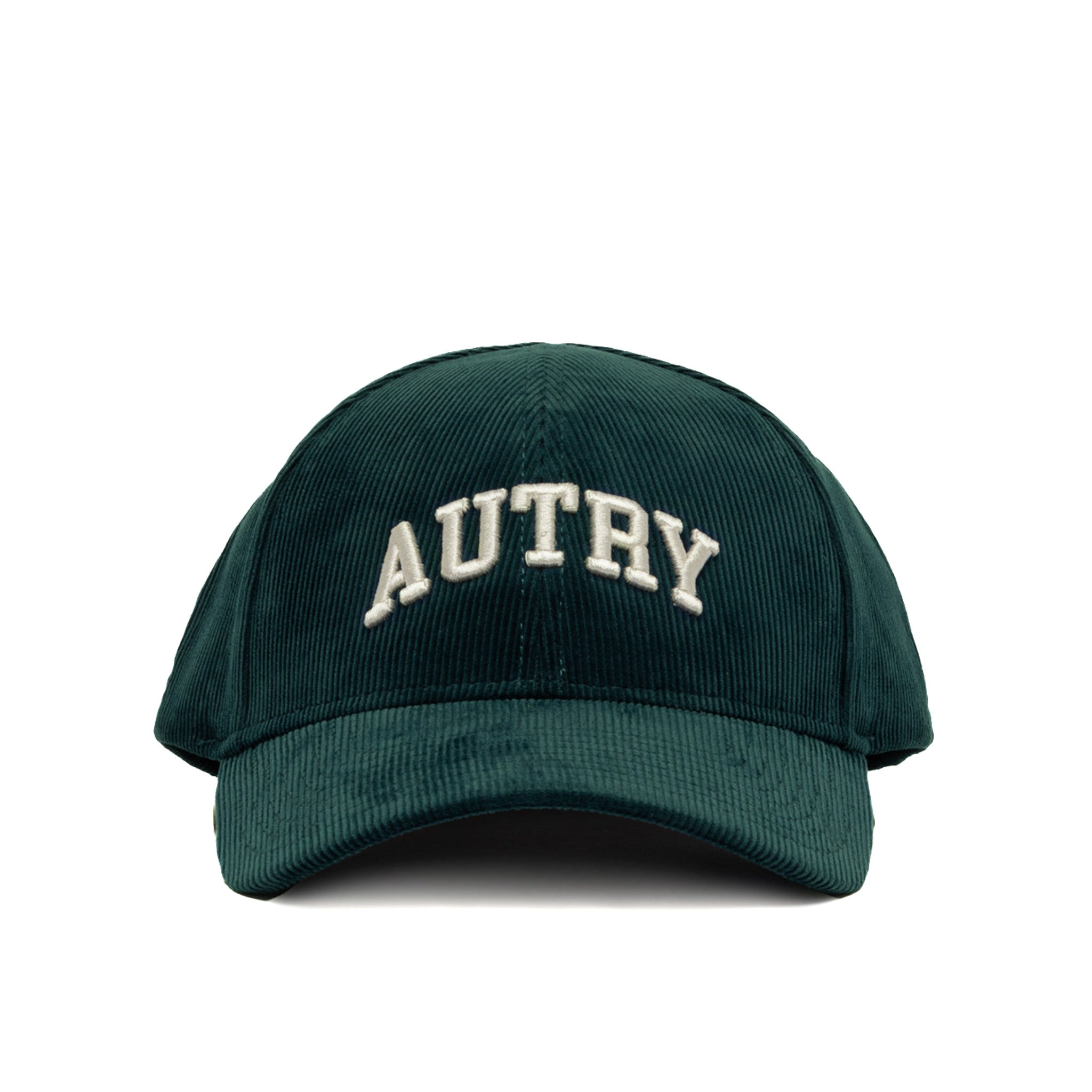 Autry | Cappello con visiera velluto verde bosco