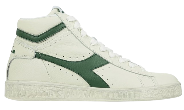 Diadora | Game L high waxed bianche e verdi