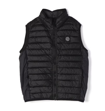Stone Island | G0224 Gilet Piumino Smanicato  Nero
