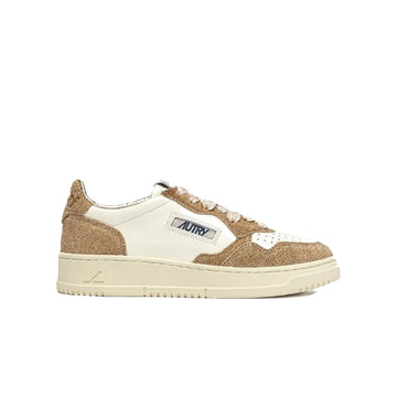 Autry | TA03 Sneakers Medalist low con glitter beige