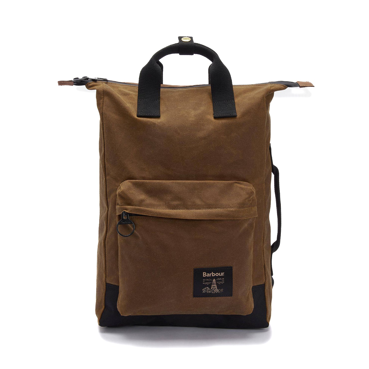 Barbour | Zaino Field In Tessuto Cerato Cachi