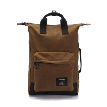 Barbour | Zaino Field In Tessuto Cerato Cachi