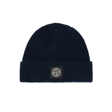 Stone Island | Berretto con logo blu