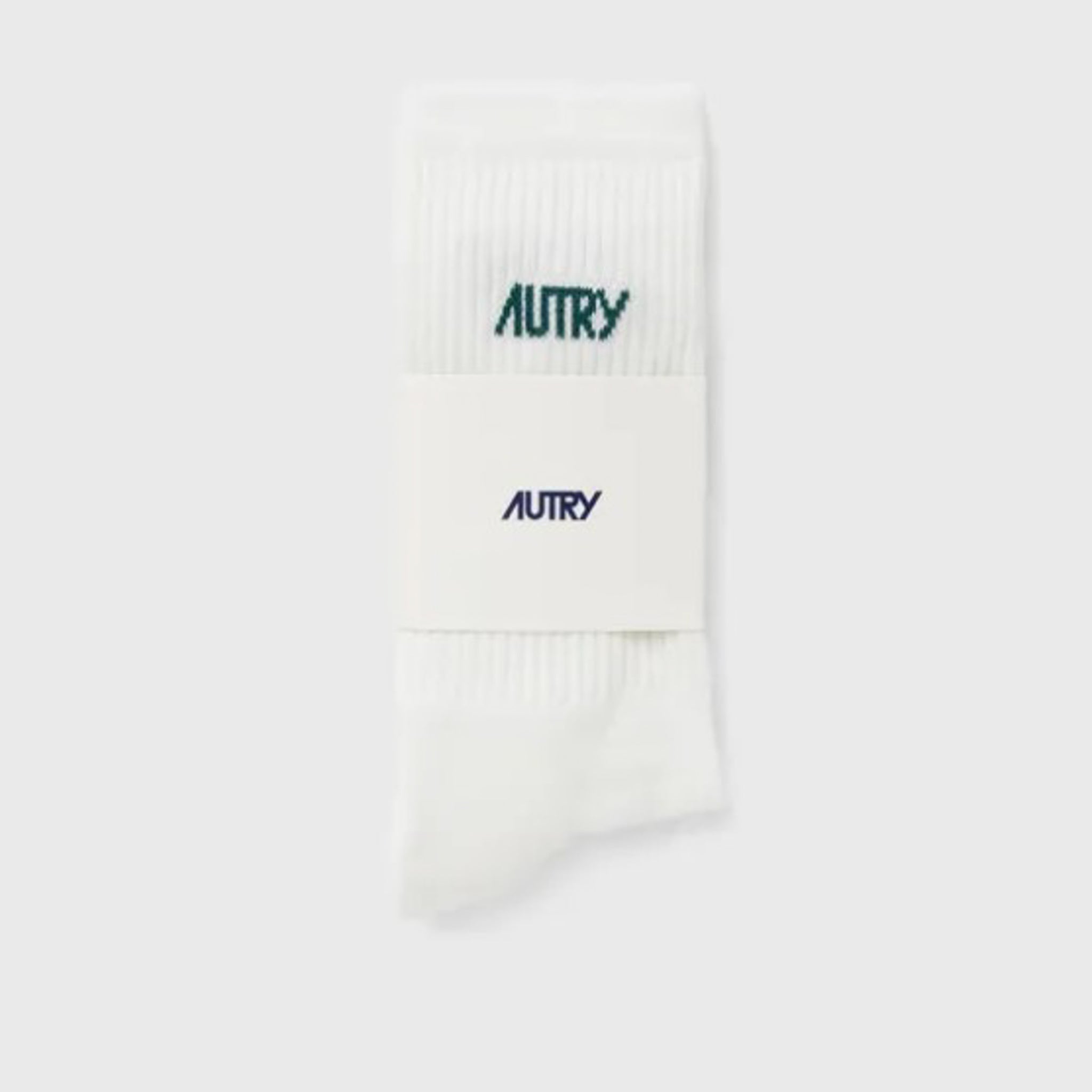 Autry | UE7A2 Calze Logo stelle bianche e verdi unisex
