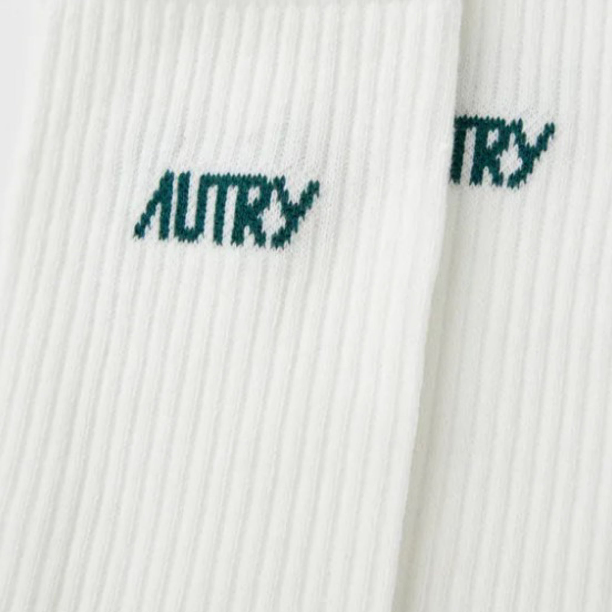 Autry | UE7A2 Calze Logo stelle bianche e verdi unisex