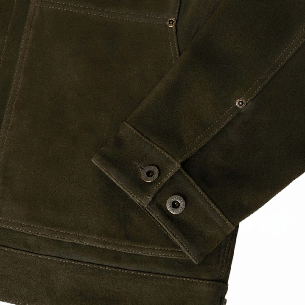 Filson | Waxed Suede Short Cruiser in Pelle Scamosciata