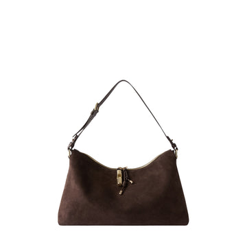 Furla | Debby Borsa Shoulder Bag in Camoscio e Pelle di Vitello