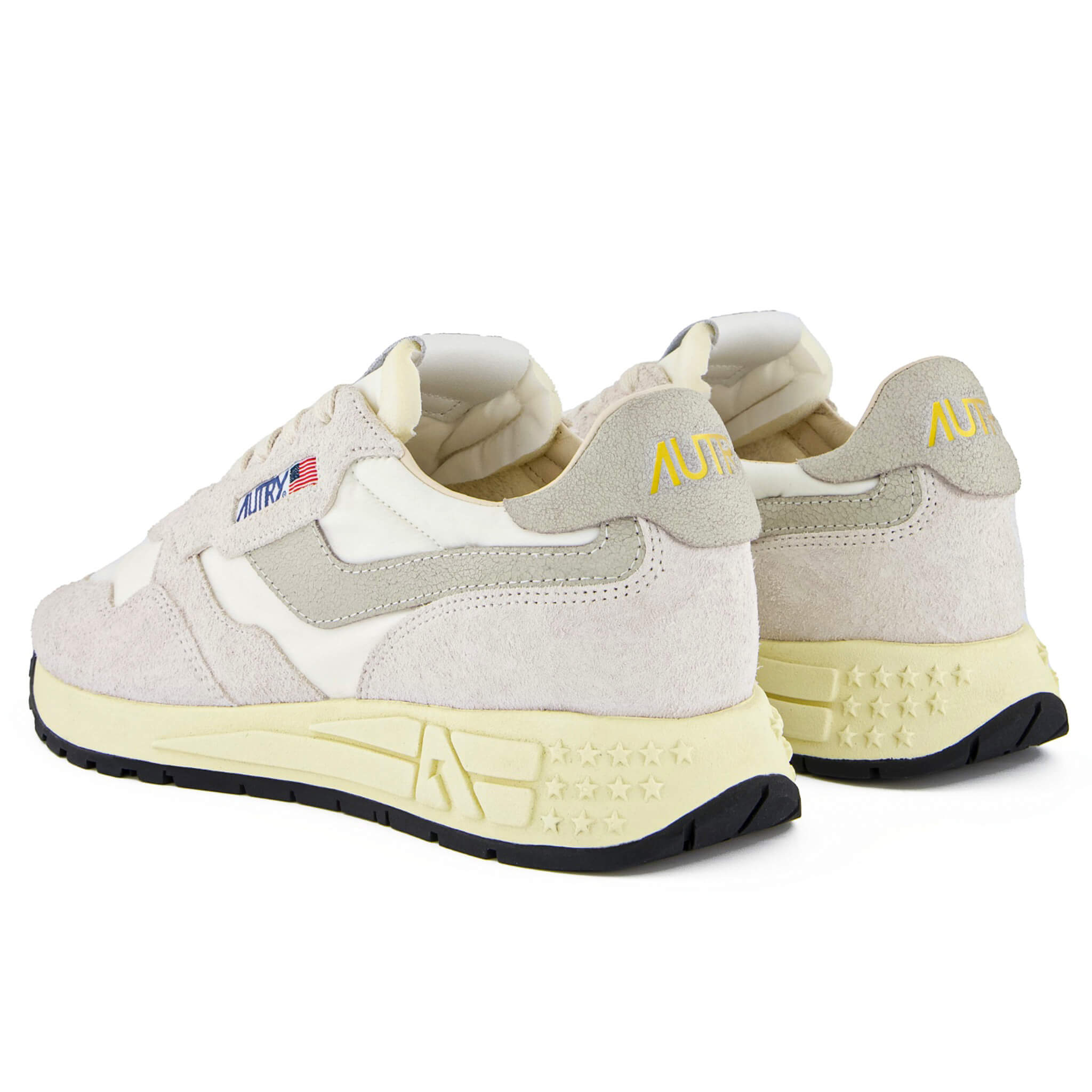 Autry | Sneakers Reelwind low in nylon e suede beige NC04