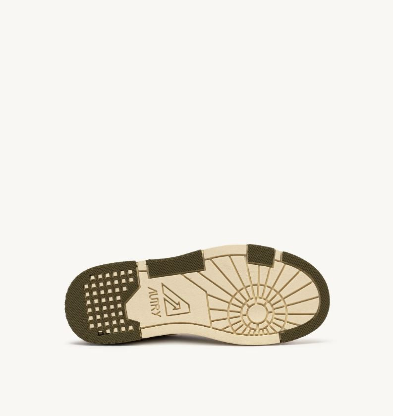 Autry | TE02 Sneaker Clc Low In Pelle Whisper Bianca Lizard e Platinum