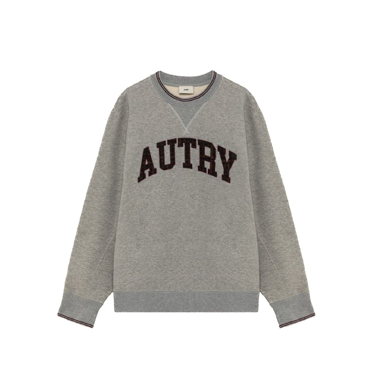 Autry | Felpa Collage A Quadri Con Pile Interno