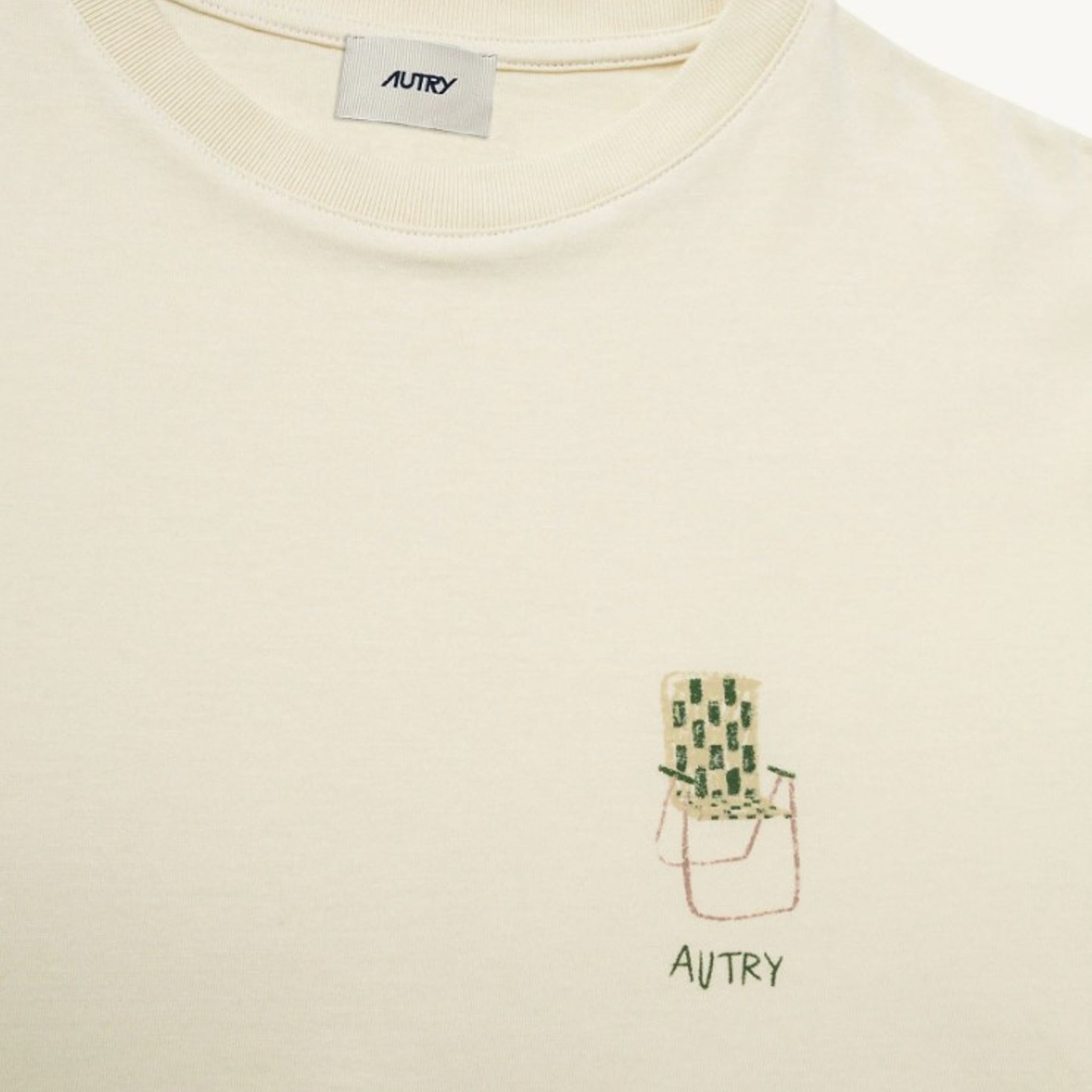 Autry | 87CS T-shirt Grafica “lawn chair” panna