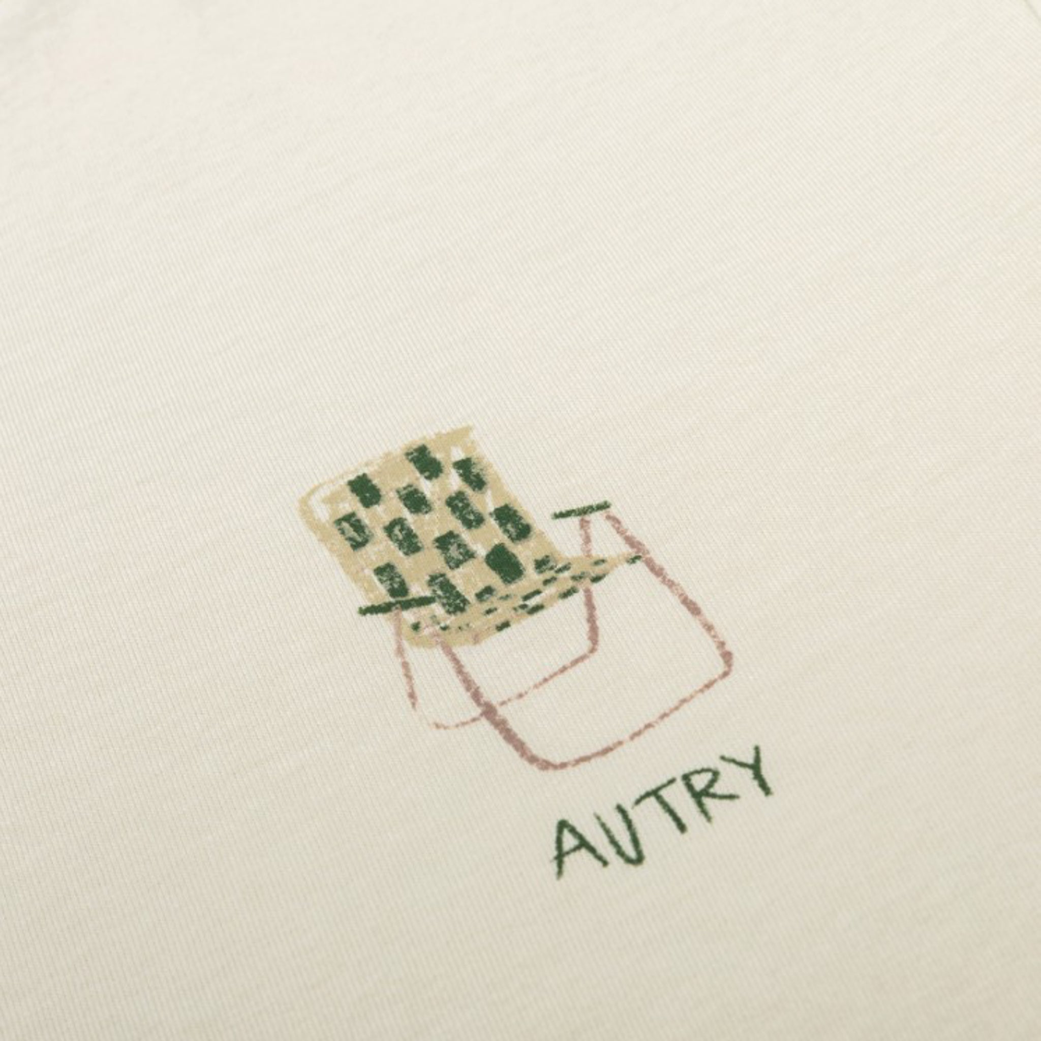Autry | 87CS T-shirt Grafica “lawn chair” panna