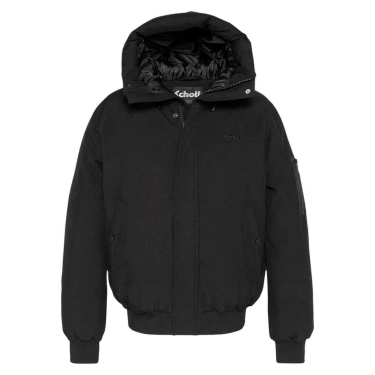Schott | Giubbotto Beever con Cappuccio - Nero